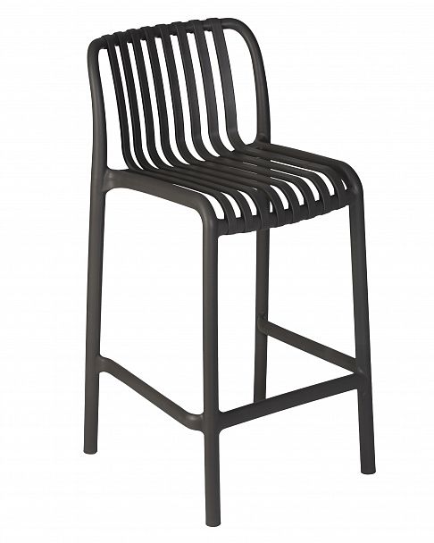 Стул полубарный DOBRIN CHLOE (темно-серый (GR-04)) - Вид 7