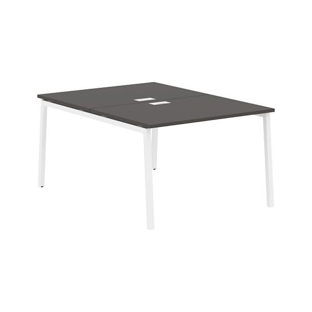 Стол 2-х местный ELWST 1116 Мокко/Белый 1160х1606х750 EDIS - Вид 1