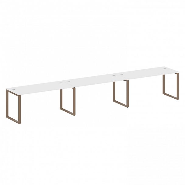 Рабочая станция "Metal System" БО.СМ-3.4 белый/мокко - Вид 1