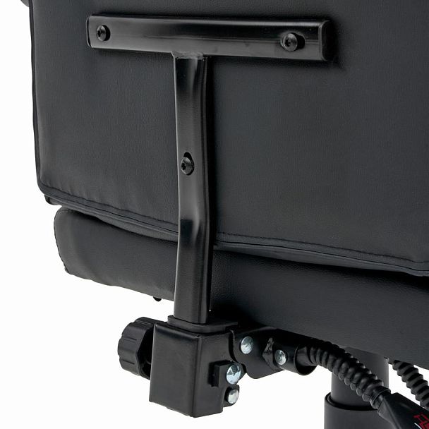 Кресло офисное CROMEX "Lounge MS-007", подножка, 6 массажных модулей, экокожа, черное, 532960 - Вид 18