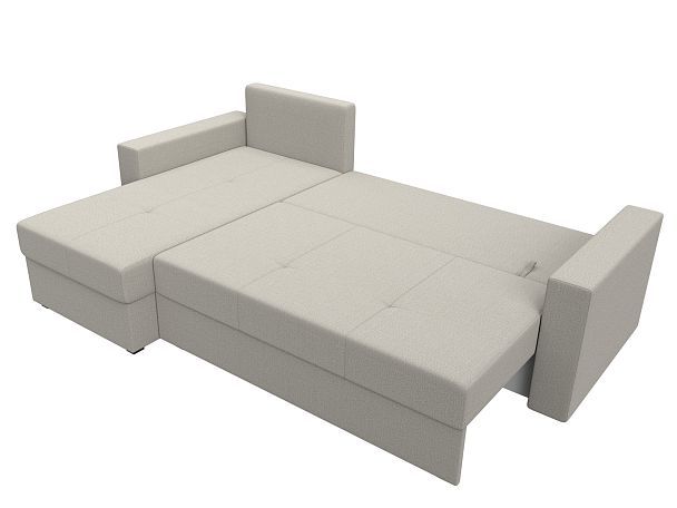 Диван угловой Верона Лайт левый угол Рогожка бежевый - Вид 8