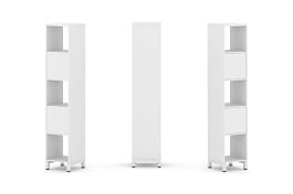 Стайл Проджект Набор стеллажа 1 сторон., 5 яр. SN.NS-511 Белый/Металл Белый 387*400*1982 - Фото предпросмотра