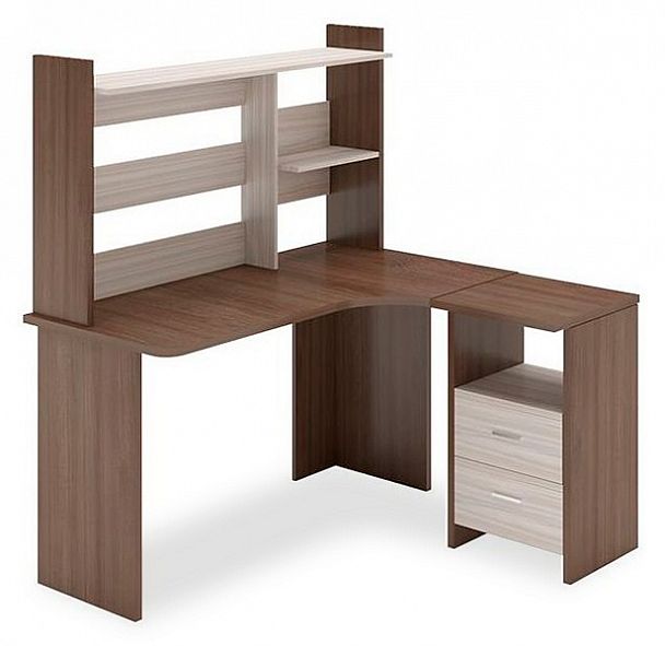 Стол компьютерный Домино Lite СКЛ-Угл130+НКЛ-130 - Вид 1