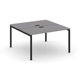 Стайл Проджект Рабочая станция двухсторонняя SN-4P.DRS-021 Серый Пепел/Металл Черный 980*1632*750 - Фото предпросмотра