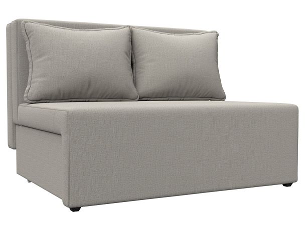 Диван прямой Лагуна Рогожка бежевый - Вид 1