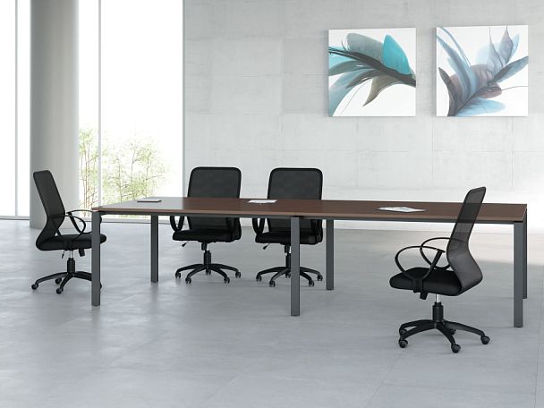 Стол для переговоров Trend 120x123,6x75 белый - Вид 16