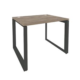 Onix Стол рабочий на О-образном м/к O.MO-SP-1.8 Тиквуд темный/Антрацит металл 980*800*750 - Фото предпросмотра