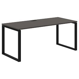 Стол прямой EQST 1780 Мокко/Черный 1760х800х750 EDIS - Фото предпросмотра