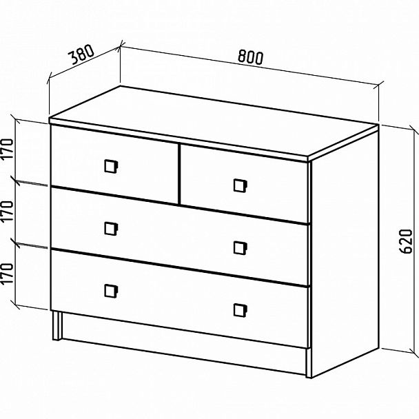 Комод Бостон-9 - Вид 2