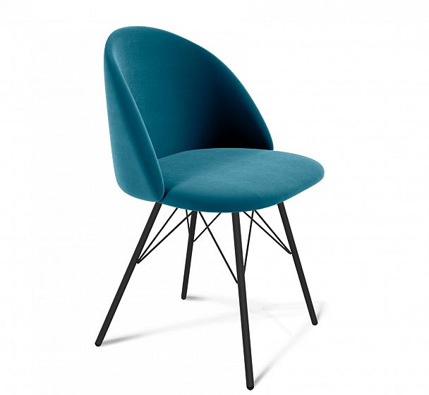 Стул Sheffilton SHT-ST35/S37 тихий океан/черный муар - Вид 2