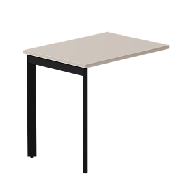 Брифинг-приставка Everprof EVO 810х600x755 опоры 45гр Кашемир/Черный - Фото предпросмотра