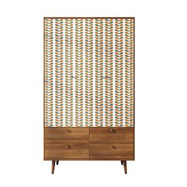 Шкаф трехстворчатый Berber принт 23 арт BB02/Print_23 - Фото предпросмотра