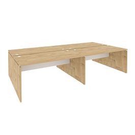 Onix Рабочая станция O.D.RS-4.4.8 Тиквуд светлый/Белый бриллиант 3160*1635*750 - Фото предпросмотра