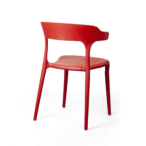 Стул Leo, первичный пластик красный - Вид 3