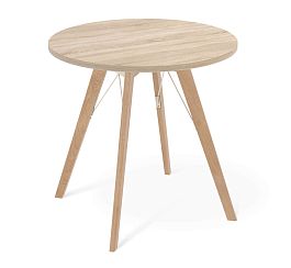 Стол Sheffilton SHT-TU9/TT 80 ЛДСП прозрачный лак/дуб сонома - Фото предпросмотра