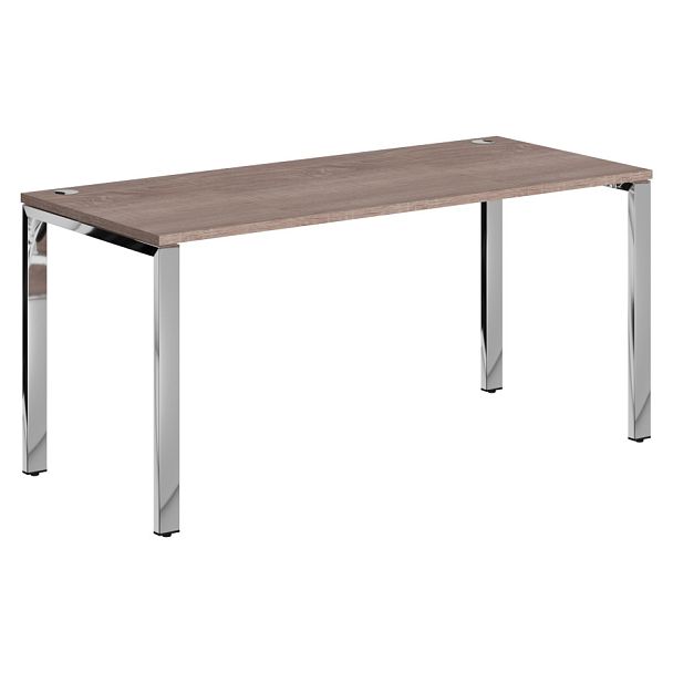 Стол прямой XGST 167.1 Дуб Сонома/Нержавеющая сталь1600х700х750 XTEN GLOSS - Вид 1