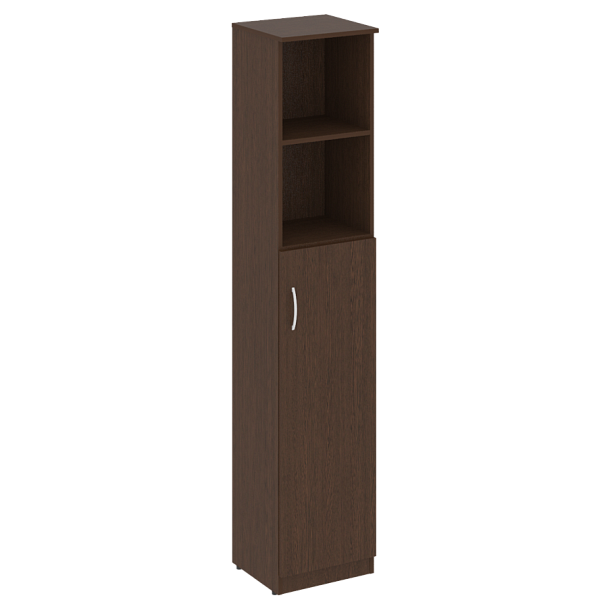 Nova S Шкаф высокий узкий (1 средняя дверь ЛДСП) В.СУ-1.6 (R) Венге 388*360*1915 - Вид 1