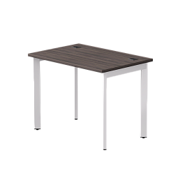 Стол прямой Everprof EVO на металлокаркасе 980х670х755 мм опоры 45гр Дуб Пасадена/Белый - Фото предпросмотра