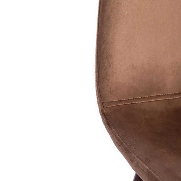 Стул Бриз/Breeze (мод.4724), Велюр/металл, Brown (коричневый) HLR11 / орех - Вид 8