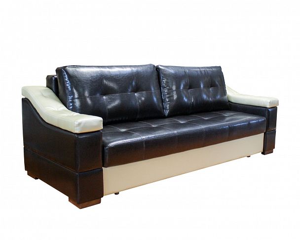 Диван "Макс П5" кожа+иск.кожа, тик-так - Вид 6
