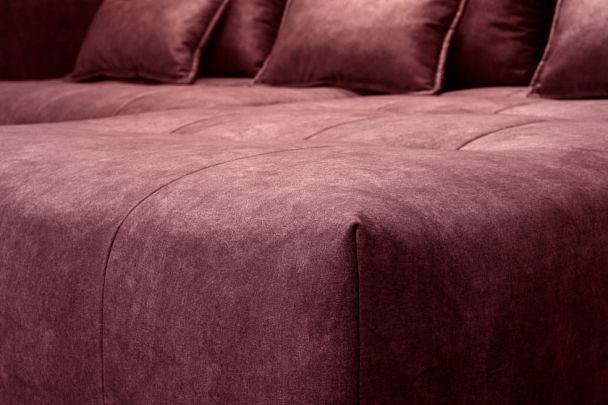 Мягкий угол "Чилетти" бордовый - Вид 6