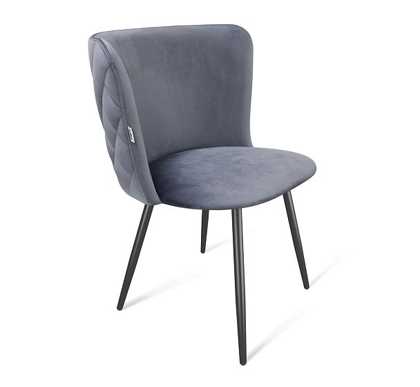 Обеденная группа Sheffilton SHT-DS287 белый мрамор/чёрный муар - Вид 5