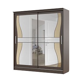 Шкаф-купе Олимп 1 (2000*2200*650) венге/венге - Фото предпросмотра