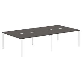 Конференц стол EUCT 3116 Мокко/Белый 3126х1606х750 EDIS - Фото предпросмотра