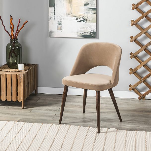 Стул Lars Diag beige/т.орех - Вид 10