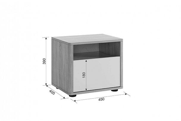 Спальный гарнитур Зара К2 К2Зара.1623 дуб сонома/белый - Вид 8