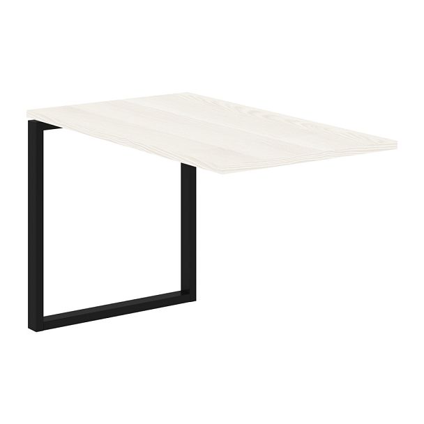 Брифинг-приставка EQB 1167 Ясень Траун/Черный 1160х670х750 EDIS - Вид 1