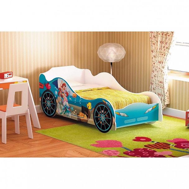 Кровать "Омега 12" ЛДСП девочка - Вид 2