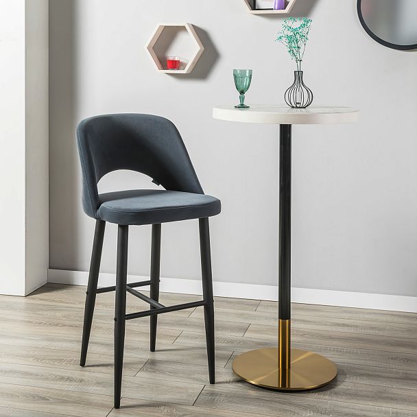 Стул Бар.Lars Diag grey/черный - Вид 6