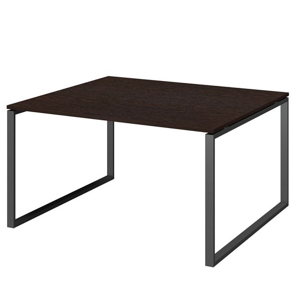 Стол переговорный на металлокаркасе АМП.О-002.123 Дуб венге/Антрацит 1200x1236x760 Арго-М - Вид 1