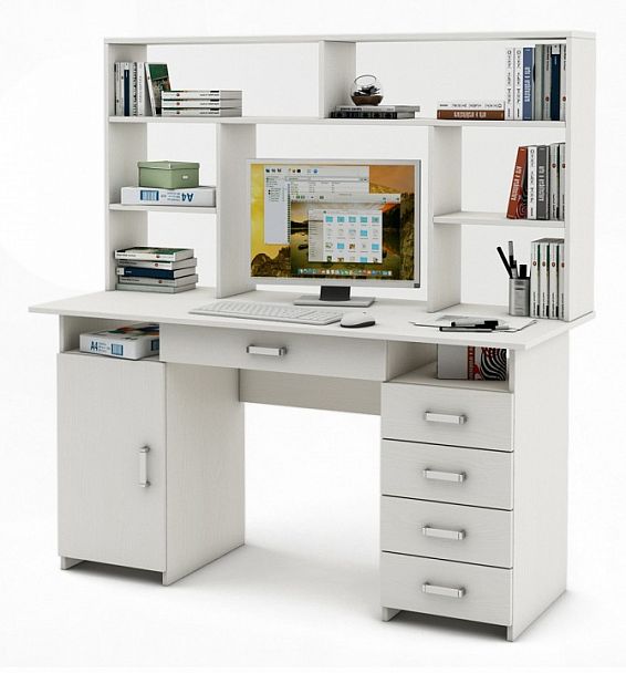 Стол компьютерный Лайт-7Я СН - Вид 1