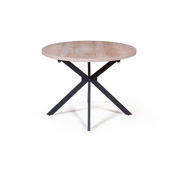 Стол круглый Vegas раздвижной (100+40) дуб эндгрейн - Вид 1