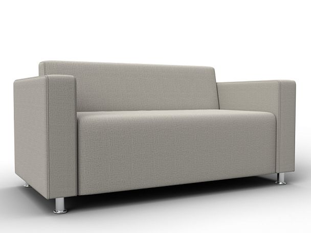 Диван прямой Лига-093 ВН Рогожка бежевый - Вид 1