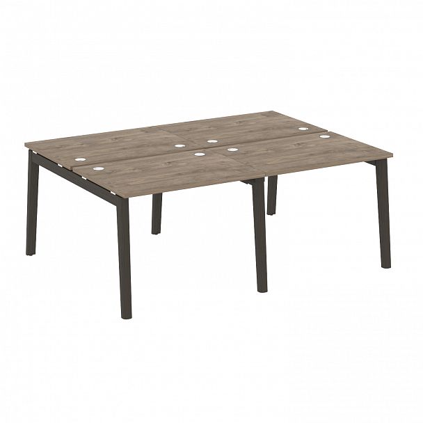 Рабочая станция "Onix wood" OW.D.RS-4.1.7 тиквуд темный/дуб темный - Вид 1