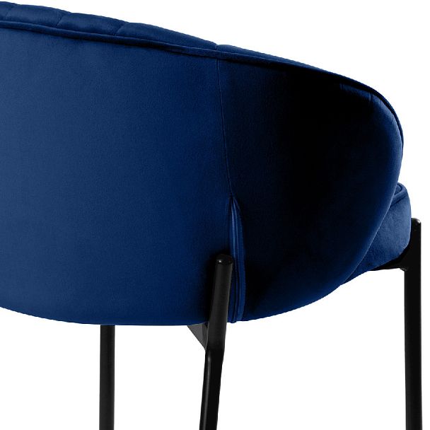 Комплект полубарных стульев Миэль синий/черный, 4 шт. - Вид 8