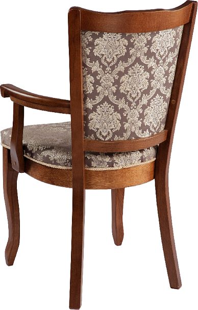 Комплект деревянных кресел с подлокотниками Лорель Миланский орех, 4 шт. - Вид 5