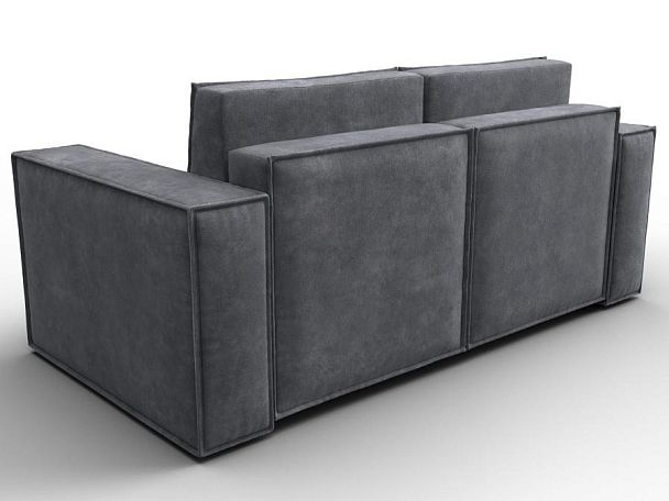 Диван прямой Куба мини Велюр серый - Вид 5