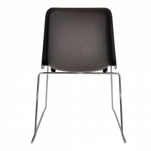 Стул Vicenza (пруток), каркас хром, серый, стопируемый - Вид 4