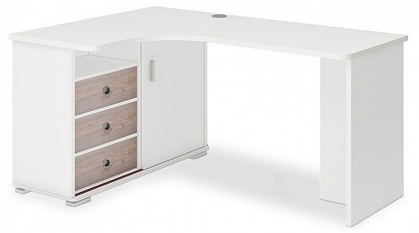 Стол письменный Домино СР-165С Белый/Нельсон левый - Вид 1