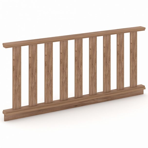 Барьер для зала суда "KODEX" KD.BZ-19 Дуб Табак - Вид 1