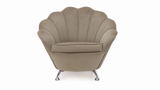 Кресло "Шелл" бежевый - Вид 3