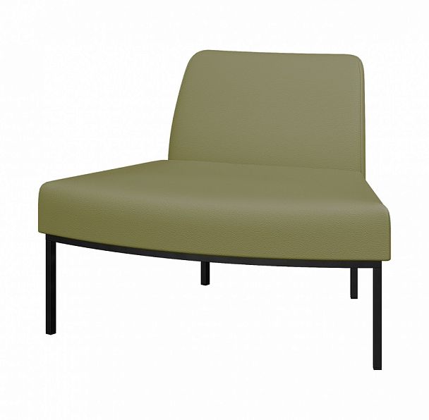 АСТРО Модуль внешний 45  990*750*730 арт.A45V  орегон 33  фисташковый "Мягкая мебель для кабинета"  ТК-002920003360 фисташковый - Вид 1