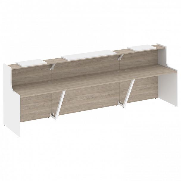 Ресепшн "Onix" O.R-K-17 дуб аттик/белый - Вид 1