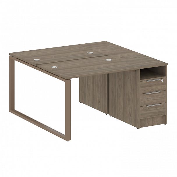 Рабочая станция "Metal System" БО.РС-СТП-2.1 вяз/мокко - Вид 1