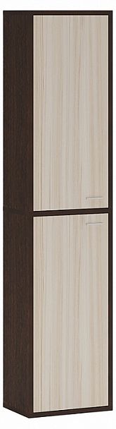 Шкаф для белья Домино СУ(ш1в2)+2 ФГ Венге/Карамель - Вид 1