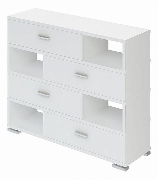 Тумба комбинированная Домино СБ-40/4 Белый - Вид 1